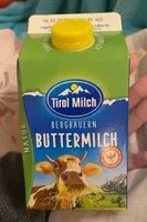 Mängden socker i Bergbauern Buttermilch
