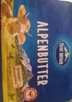 Mängden socker i Alpenbutter