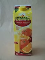 Mängden socker i Pfanner Orange Nektar
