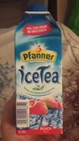 Mängden socker i Pfanner Icetea Pfirsich