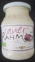 Mängden socker i Sauerrahm