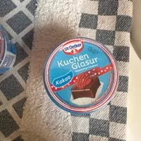 Mängden socker i Kuchenglasur Kakao