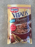 Mängden socker i Vitalis porridge