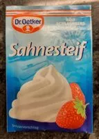 Mängden socker i Sahnesteif