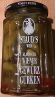 Mängden socker i Klassische Wiener Gewürzgurken