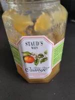 Mängden socker i Orange mit Apfelfruchtsüße & Apfelsaftkonzentrat gesüßt