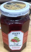 Mängden socker i Staud's Waldpreiselbeeren / Leichtkonfitüre