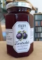 Mängden socker i Zwetschke