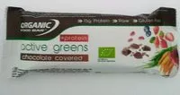 Mängden socker i Active greens chocolate covered 75g
