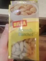 Mängden socker i Almonds Blanched