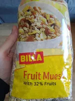 Mängden socker i Fruit Muesli
