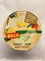 Mängden socker i Yoghurt drink mango-pineapple
