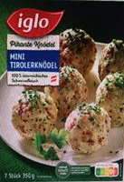 Mängden socker i Knödel - Mini Tirolerknödel