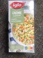 Mängden socker i Creme Gemüse zarte Mischung