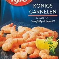 Mängden socker i Königsgarnelen