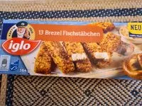 Mängden socker i Fischstäbchen Brezel