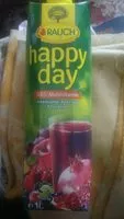 Mängden socker i Happy Day 100% Multivitamin, Rote Früchte