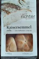 Mängden socker i Kaisersemmel rolls