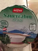 Mängden socker i Sauerrahm