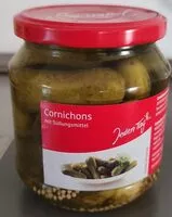 Mängden socker i Cornichons