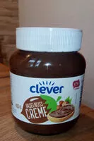 Mängden socker i Clever Haselnusscreme