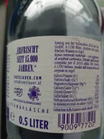 Mängden socker i Vöslauer Mineralwasser prickelnd