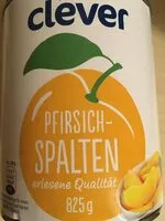 Mängden socker i Pfirsich Spalten 825g, Clever