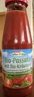 Mängden socker i Bio-Passata mit Bio Kräutern