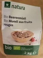 Mängden socker i Muesli aux fruits rouges