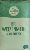 Mängden socker i BIO Weizenmehl glatt Type 700