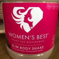 Mängden socker i Women's Best Slim Body Shake Chocolate
