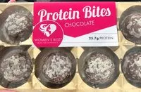 Mängden socker i Protein bites chocolate
