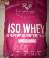 Mängden socker i Iso whey women's best