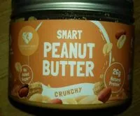 Mängden socker i Smart peanut butter crunchy