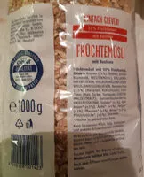 Mängden socker i Früchte Müsli mit Rosinen