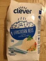 Mängden socker i Langkorn Reis 1kg, Clever