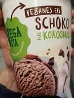 Mängden socker i Veganes Schokoeis aus Kokosmilch