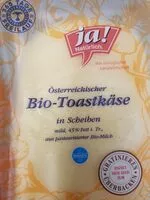 Mängden socker i Ja Natürlich Bio-Toastkäse