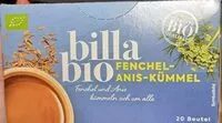 Mängden socker i Fenchel-Anis-Kümmel Tee