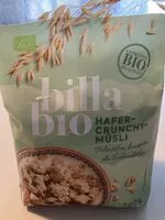 Mängden socker i Billa bio Hafer-Crunchy-Müsli