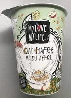 Mängden socker i Dezert s ovesnou moukou, jablky a müsli