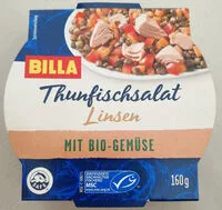 Mängden socker i Thunfischsalat Linsen mit Bio-Gemüse
