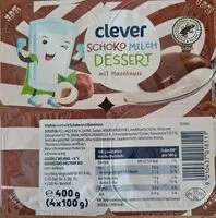 Mängden socker i Schoko-Milch Dessert mit Haselnuss