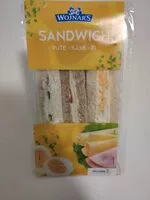 Mängden socker i Sandwich Pute Käse Ei
