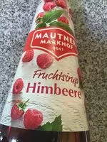 Mängden socker i Fruchtsirup Himbeer