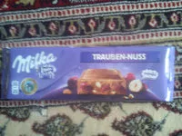 Mängden socker i milka trauben-nuss