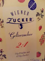 Mängden socker i Gelierzucker 2:1