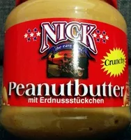 Mängden socker i Peanutbutter Crunchy