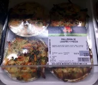 Mängden socker i Paillasson de légumes - 4 pièces