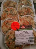 Mängden socker i Paillasson de Légumes